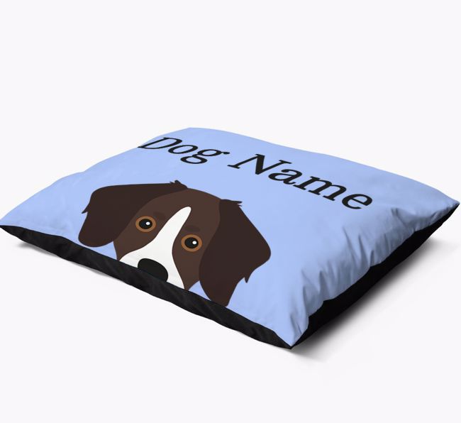 'Peeking Yappicon' - Personalised {breedFullName} Dog Bed